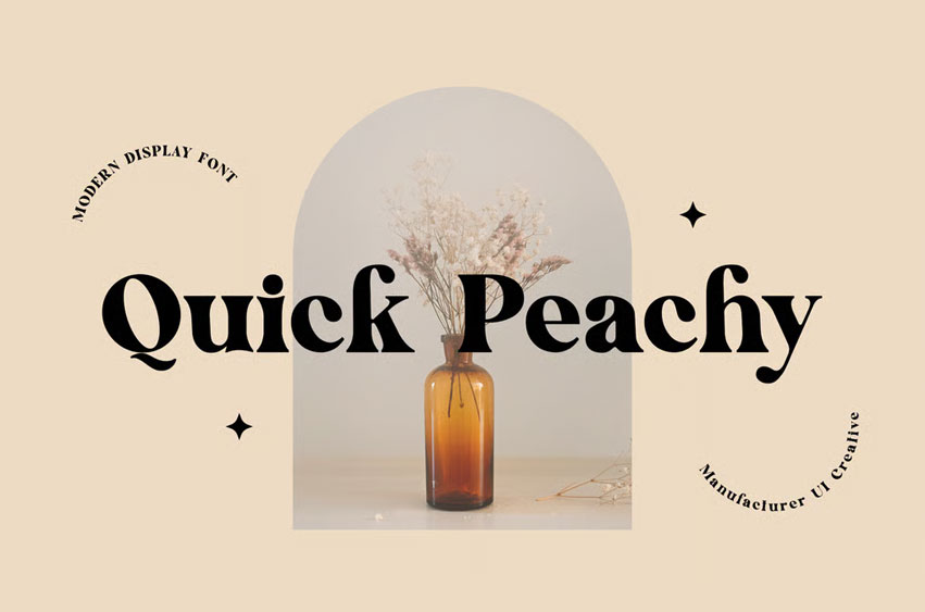 Quick Peachy Font