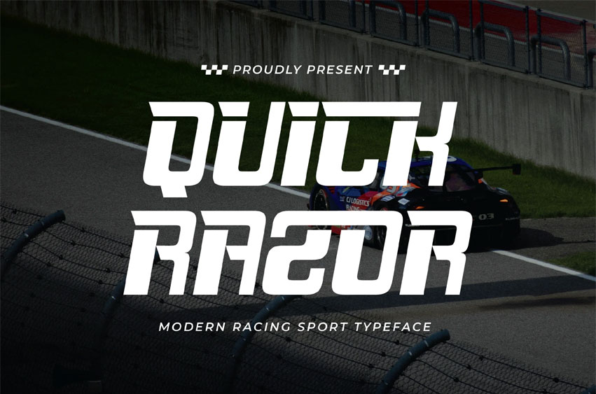 Quick Razor Font