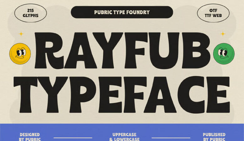 Rayfub Typeface Font