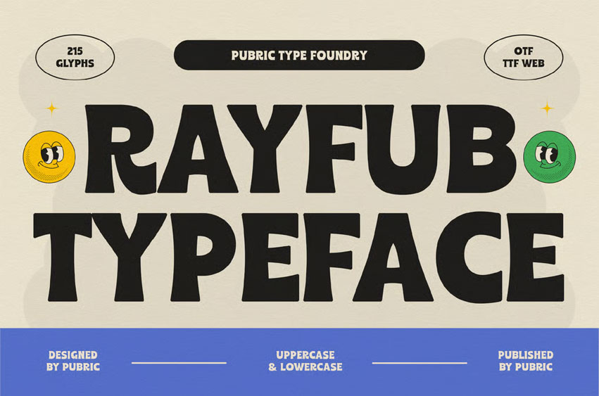 Rayfub Typeface Font