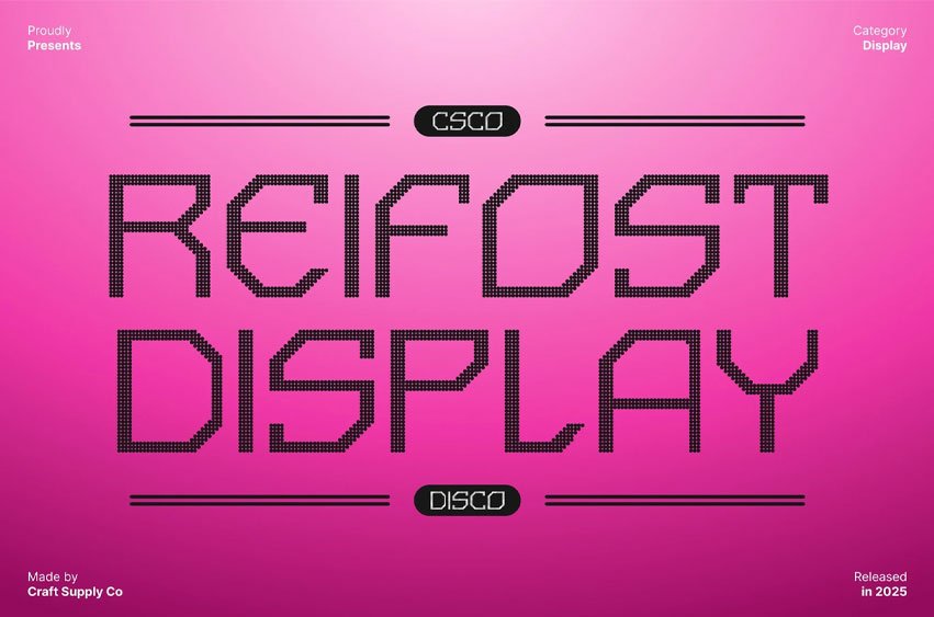 Reifost Disco Font