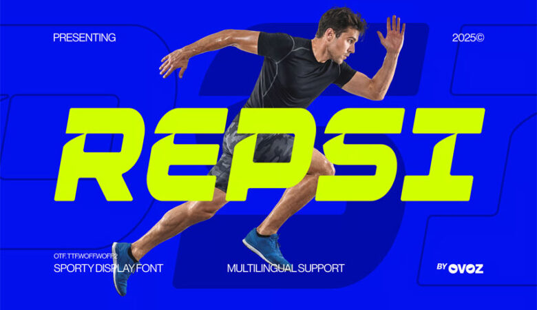 Repsi Sports Font