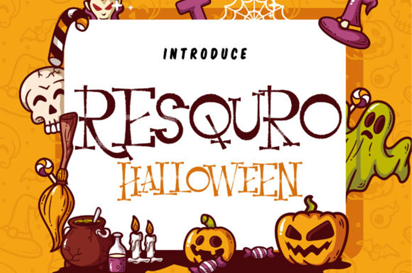 Resquro Halloween Font