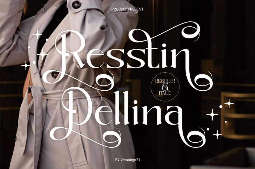 Resstin Dellina Font