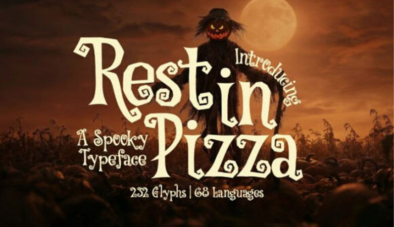 Rest in Pizza Font