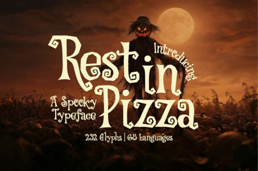 Rest in Pizza Font
