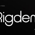 Rigden Font