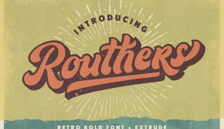 Routhers Font