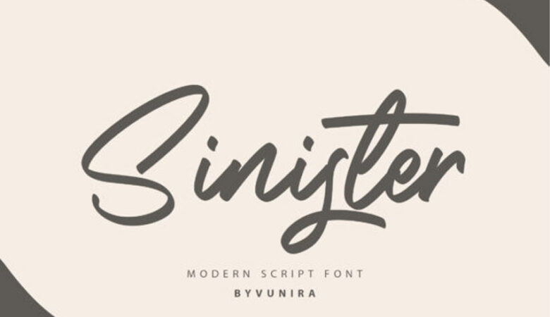 Sinister Font