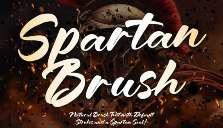 Spartan Brush Font