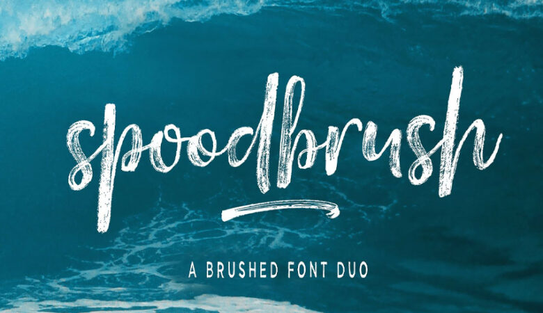 Spoodbrush Font