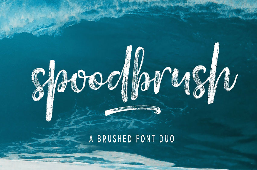 Spoodbrush Font