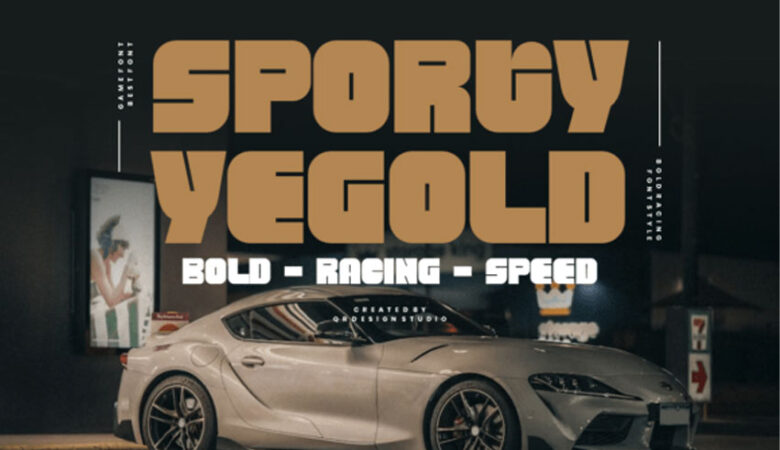 Sporty Yegold Font