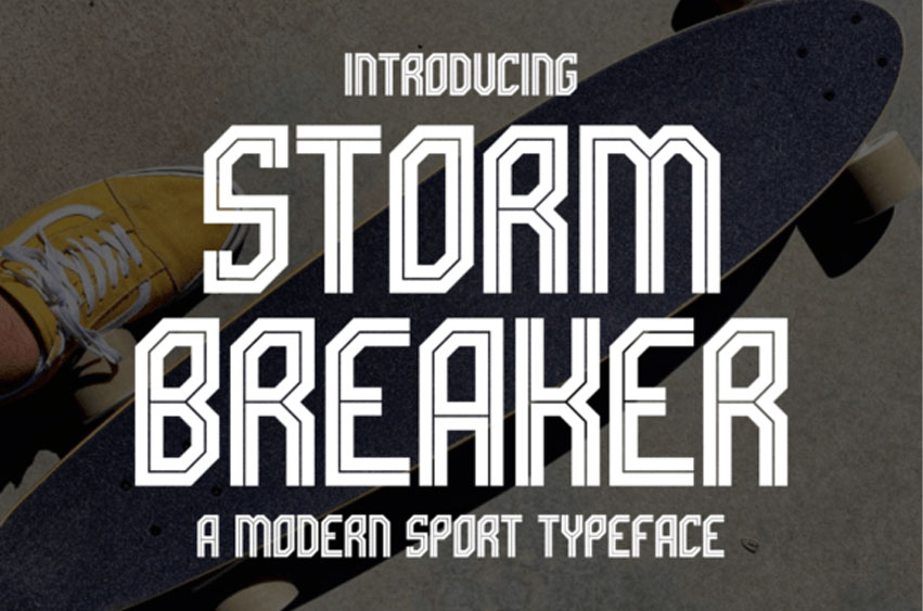 Storm Breaker Font