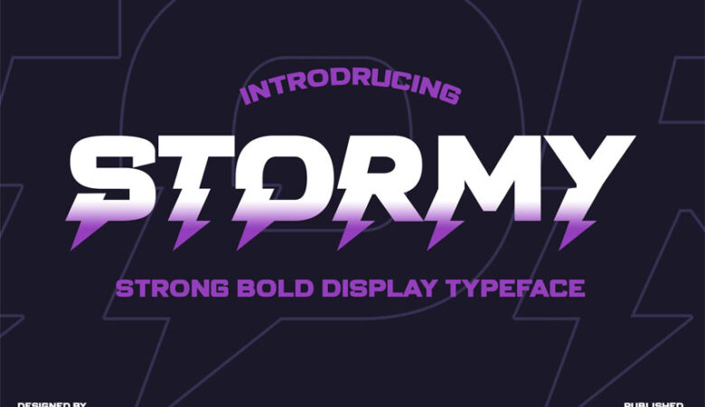 Stormy Font