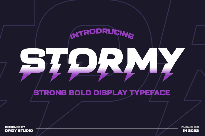 Stormy Font