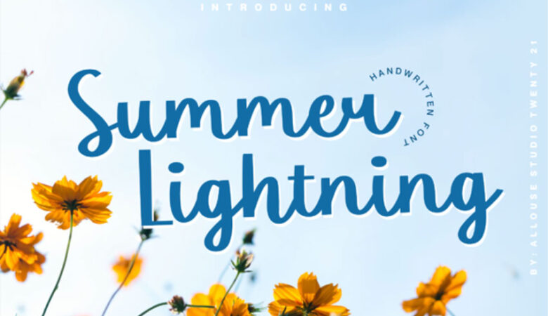 Summer Lightning Font