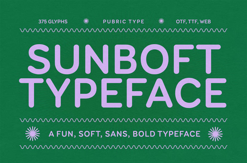 Sunboft Typeface Font