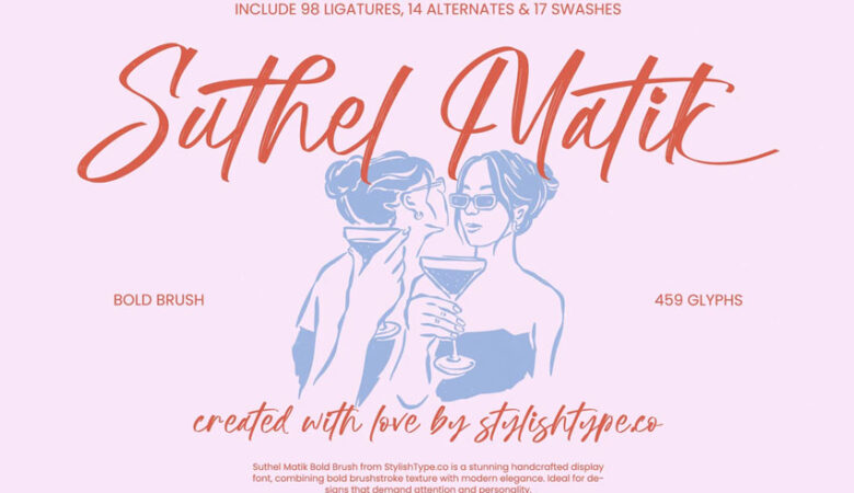 Suthel Matik Font
