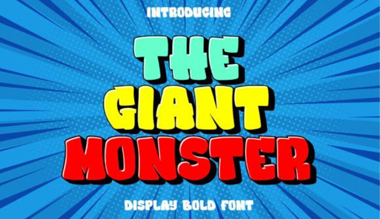 The Giant Monster Font