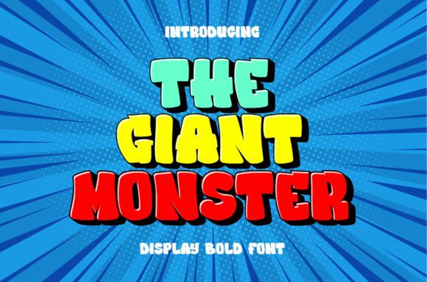 The Giant Monster Font