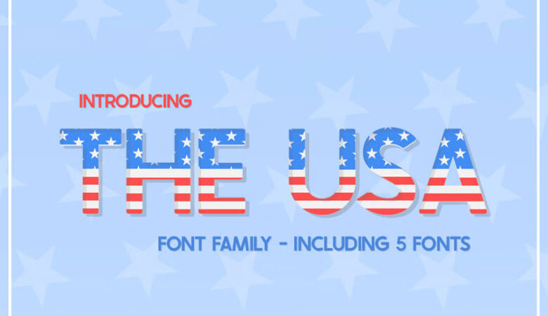 The USA Font