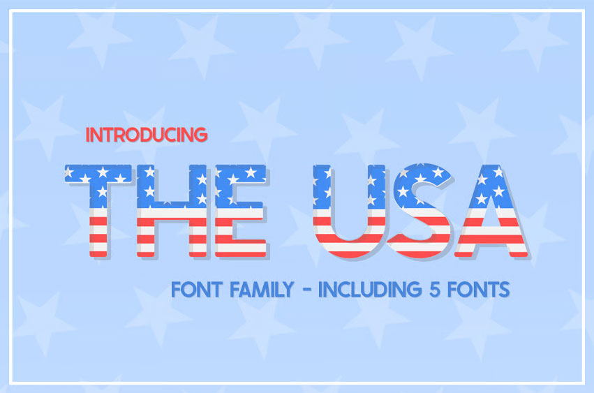 The USA Font