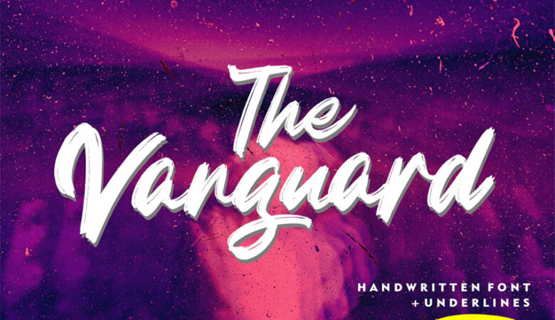 The Vanguard Font