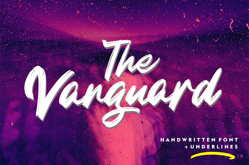 The Vanguard Font