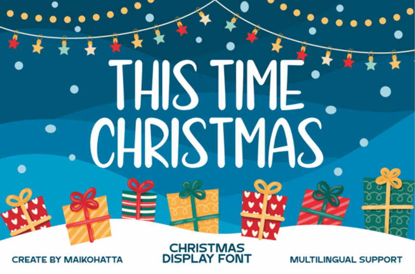 This Time Christmas Font