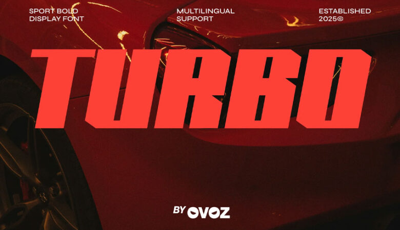 Turbo Sports Font