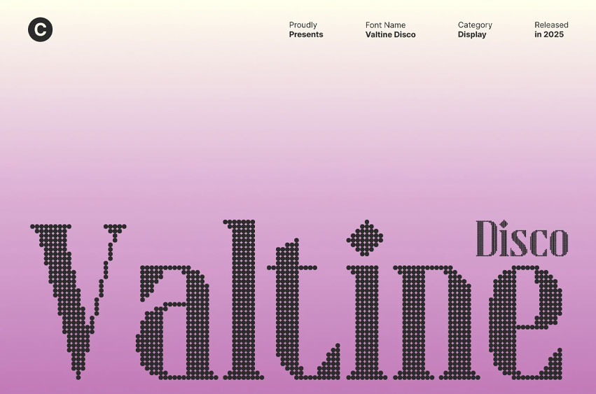 Valtine Disco Font