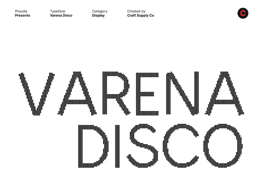 Varena Disco Font