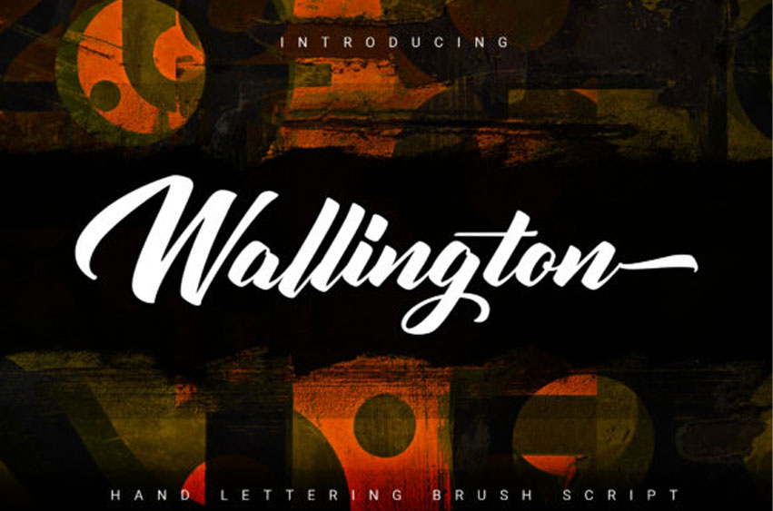 Wallington Brush Font