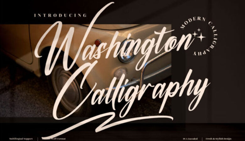 Washington Calligraphy Font