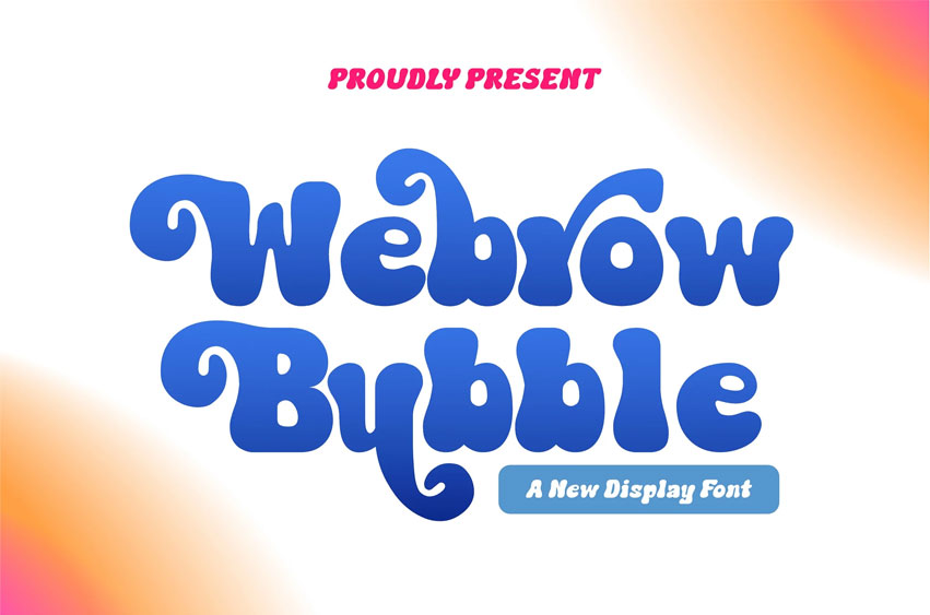 Webrow Bubble Font