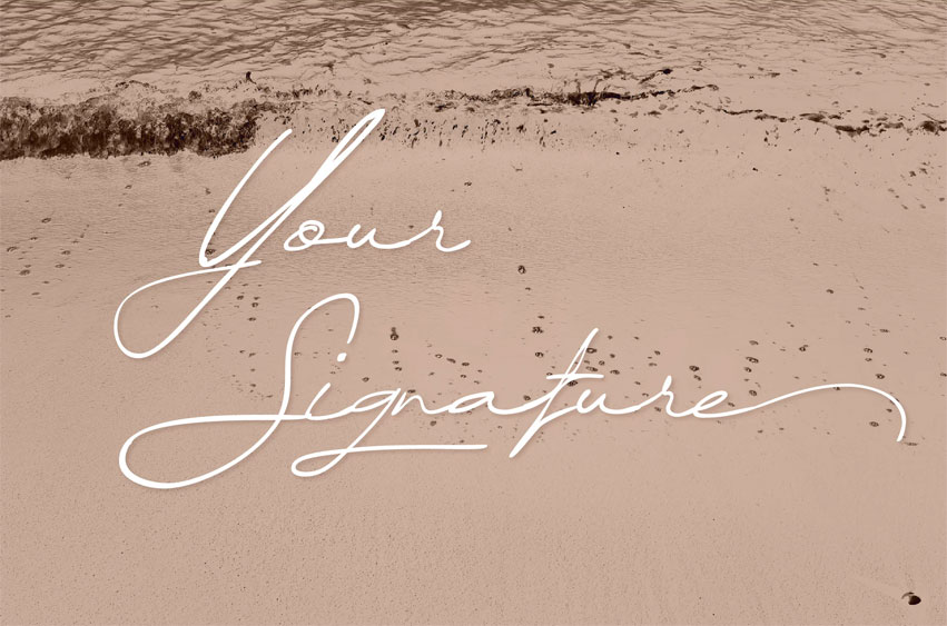 Your Signature Font
