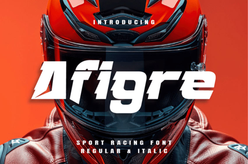 Afigre Racing Font