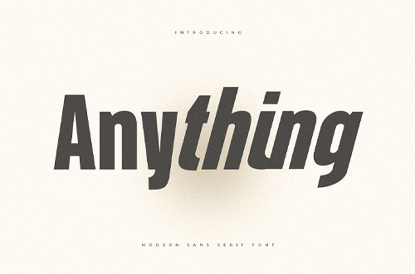 Anything Font