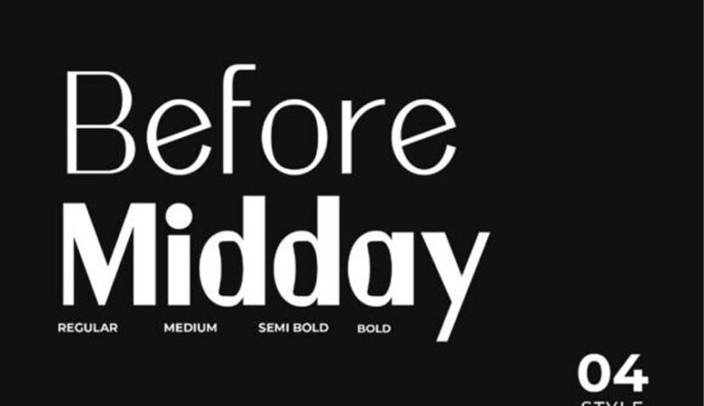 Before Midday Font
