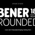 Bener Rounded Font