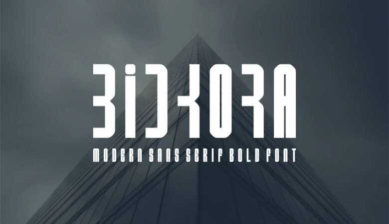 Bidkora Font