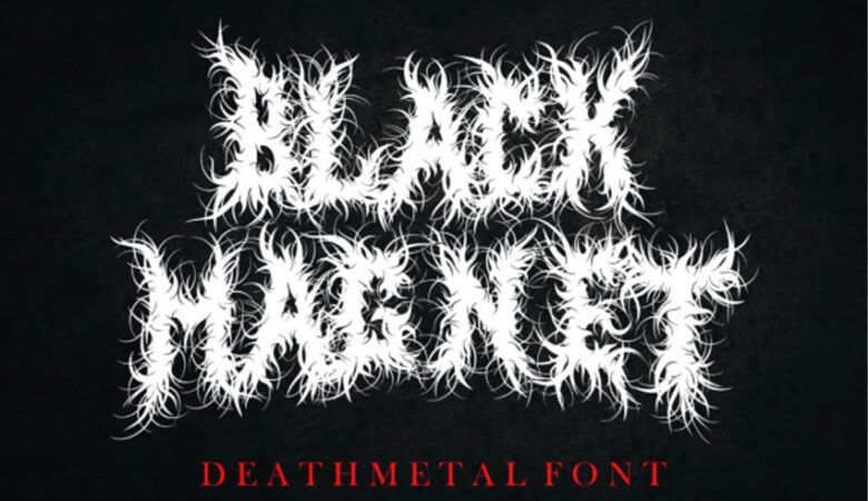 Black Magnet Font