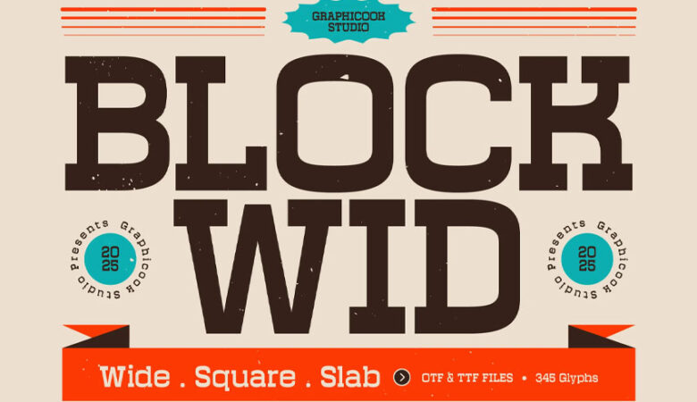 Blockwid Font