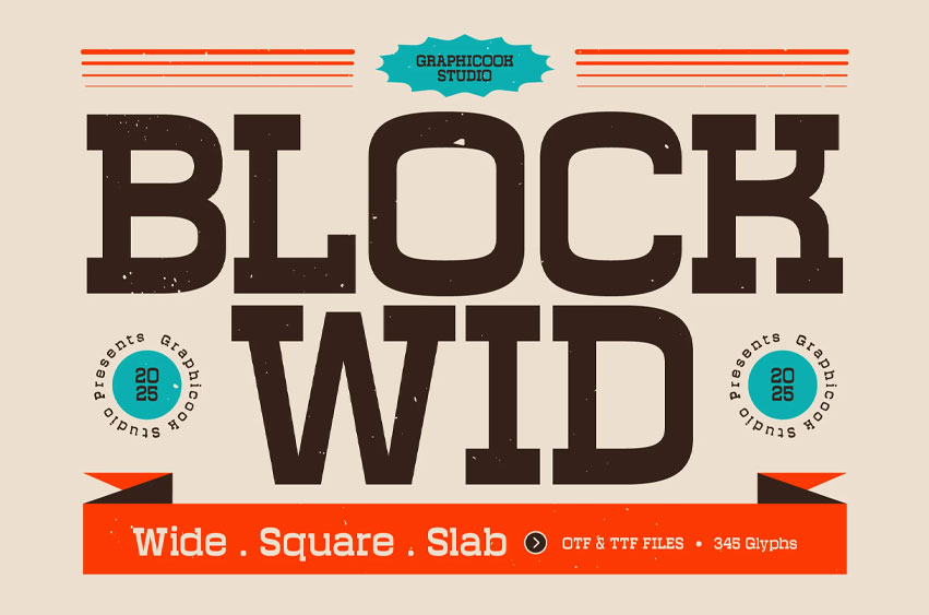 Blockwid Font