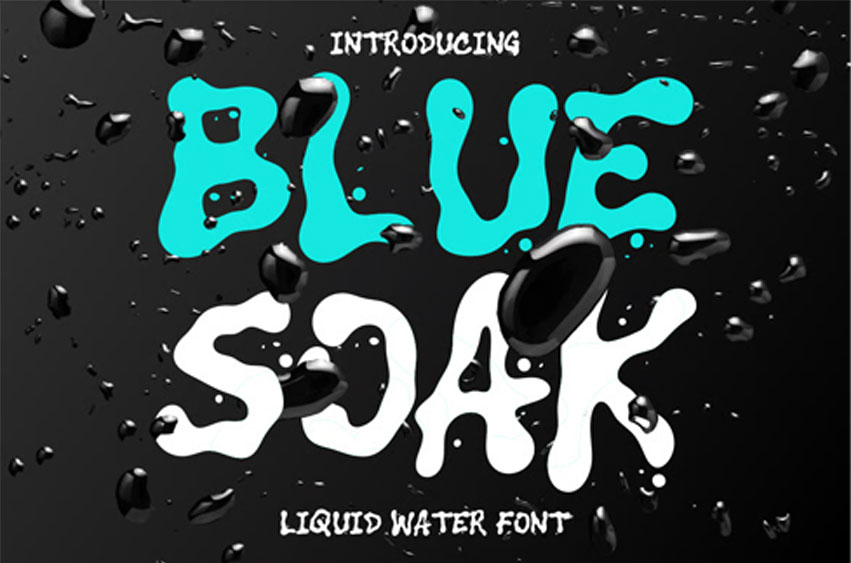 Blue Soak Font