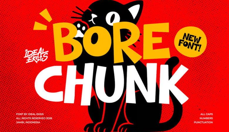 Bore Chunk Font