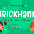 Brickhand Font