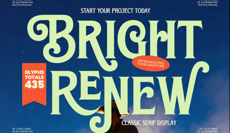 Bright Renew Font