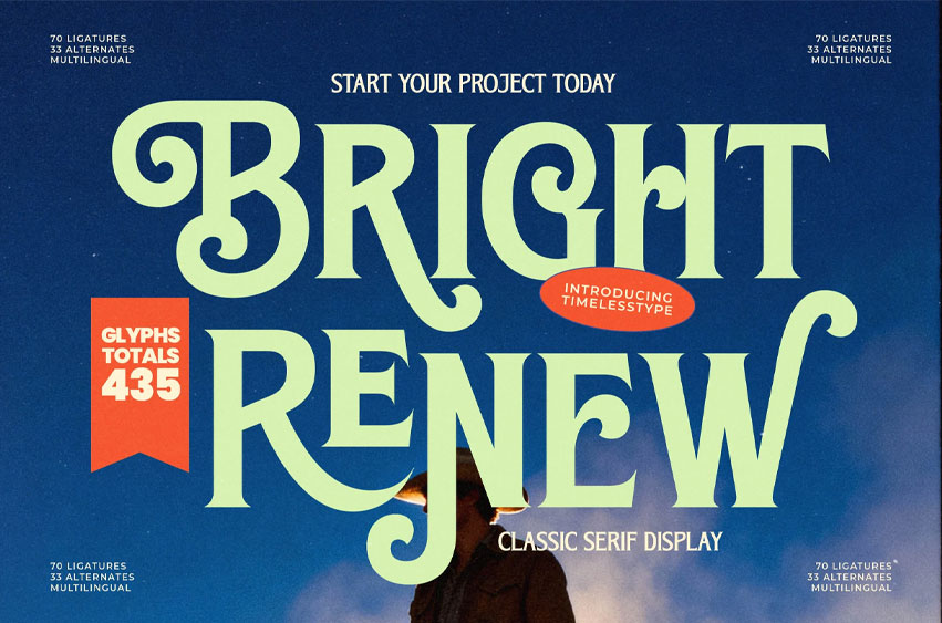 Bright Renew Font